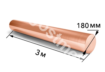 Круг дюралевый Д16Т 180 мм